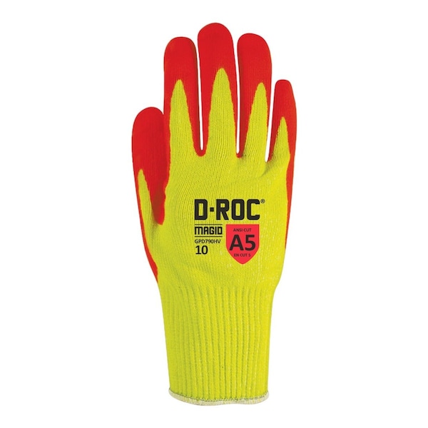 DROC GPD790HV Hyperon Blend MicroFoam Nitrile Palm Coat Gloves  Cut Level A5